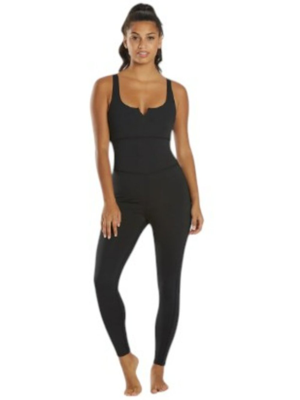 Free People Lose Control Onesie in Black Size Small